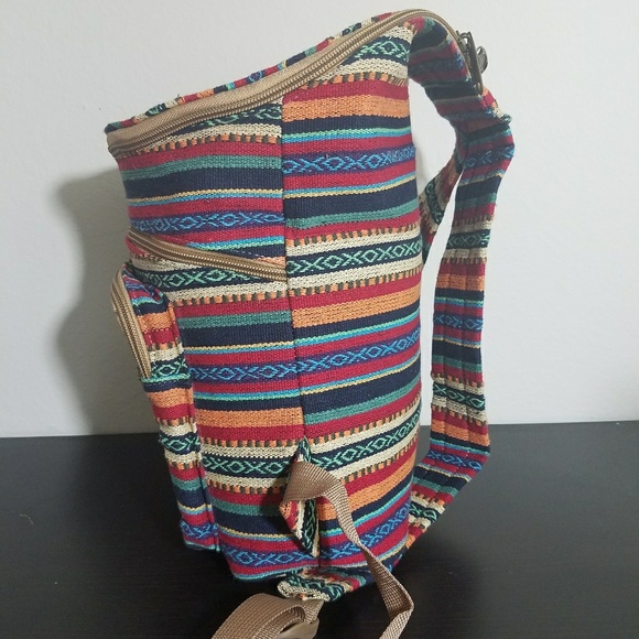 Moving sale final price Brand new bohemian handmade mini backpack - Picture 4 of 6